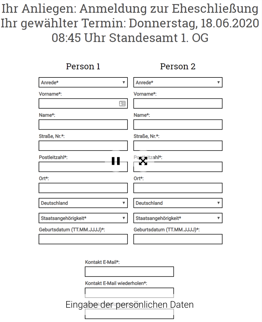 anmeldung